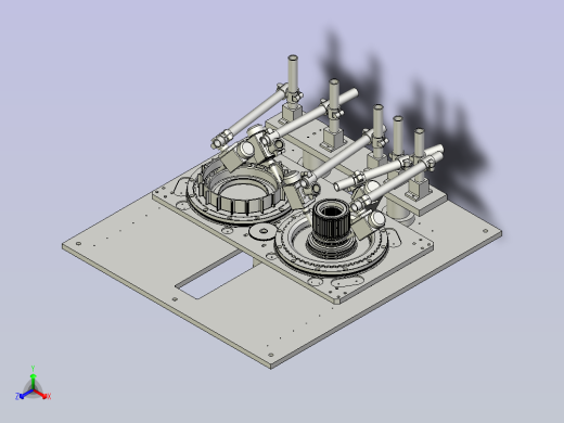 离合器润滑机3D图纸