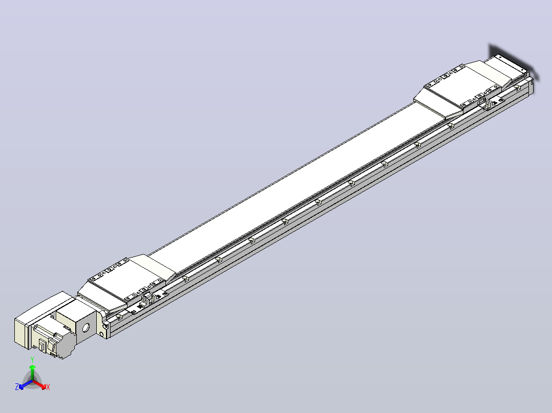 皮带直线轴双滑块型TPA-GCBS-120-P70-L400-QL-M20-N3主视图