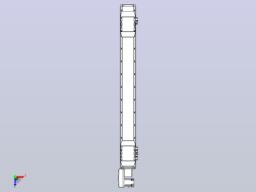 皮带直线轴双滑块型TPA-GCBS-120-P70-L400-QL-M20-N3俯视图