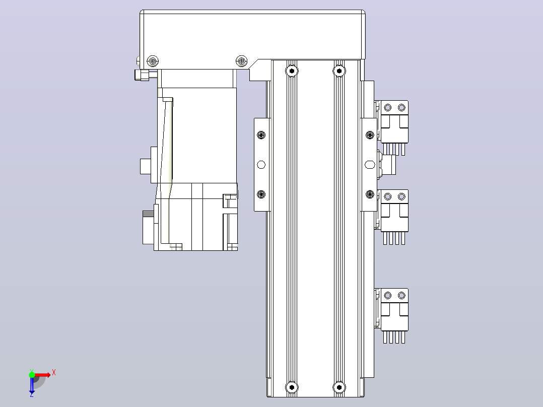钢基模组TPA-KNR-5002C-150A1-ML-H1S2俯视图