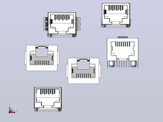 7款进口RJ45连接器 