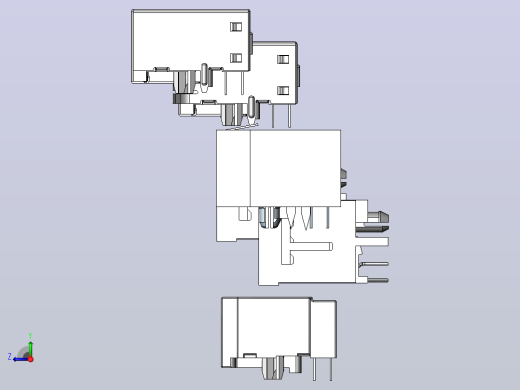 7款进口RJ45连接器 右视缩略图