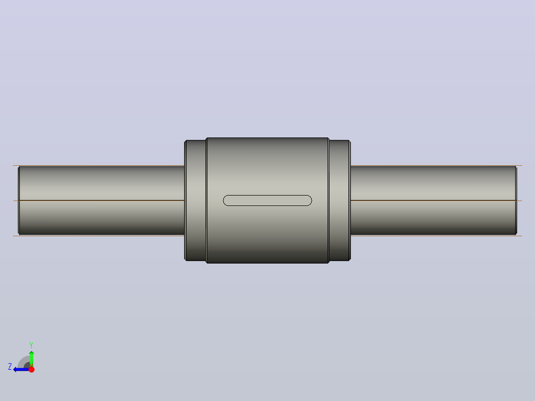 DGZ4040-1.8x4滚珠丝杆3D模型右视图