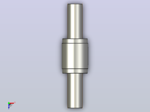 DGZ4040-1.8x4滚珠丝杆3D模型俯视缩略图