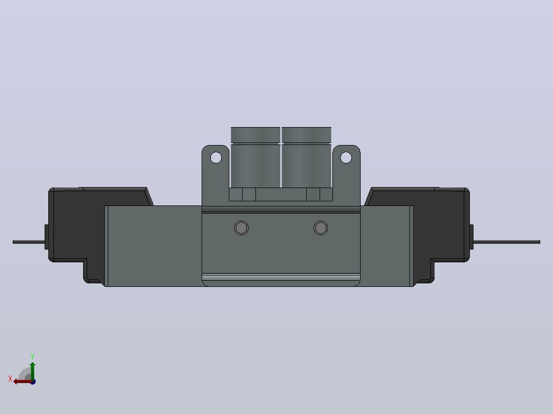 SY5520-GD-C4-8 双电控直接出线式电磁阀[SY5520-6-GD-01-C6-F2]后视图