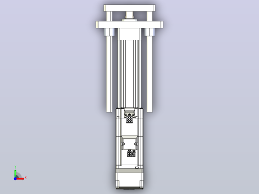轻载电动缸TPA-ESR40-1210C-L150-MR-QDX-W-P40-C3前视缩略图
