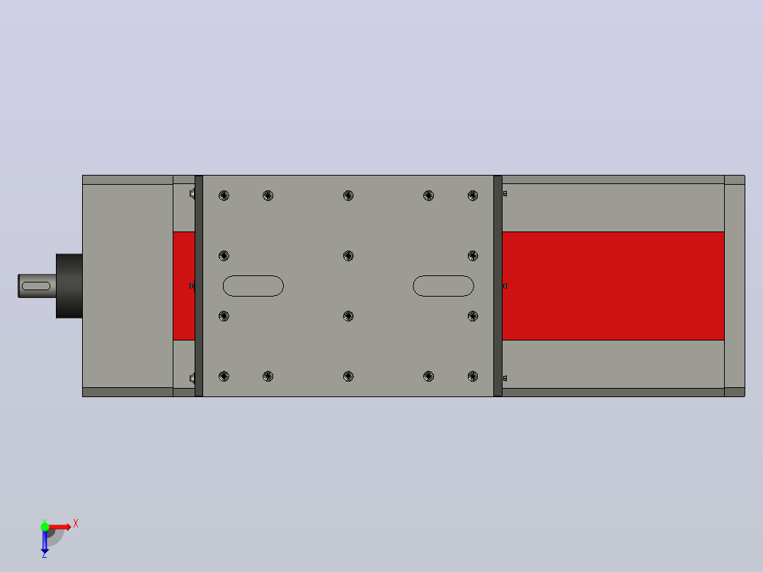 线性执行器SCHUNK-D 110-C俯视图