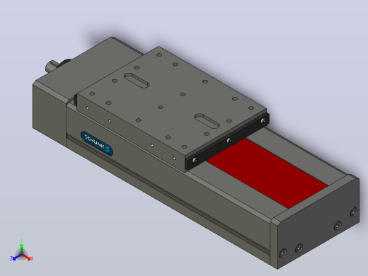 线性执行器SCHUNK-D 110-C正等轴测缩略图