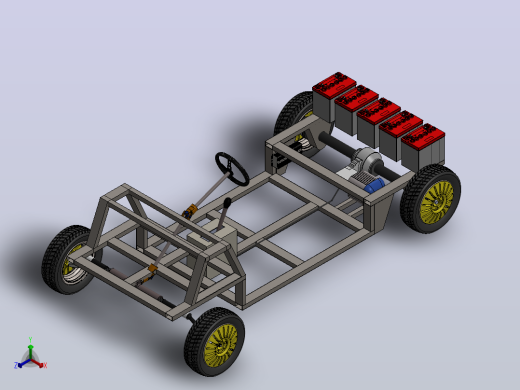 Solidworks中的汽车底盘设计