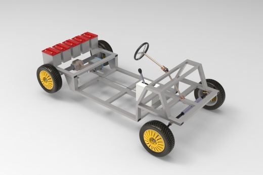 Solidworks中的汽车底盘设计缩略图