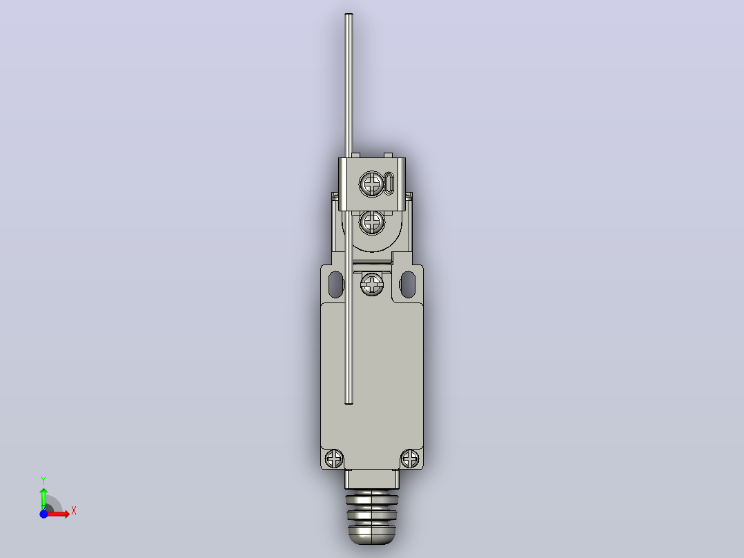行程开关传感器TZ-9107前视图
