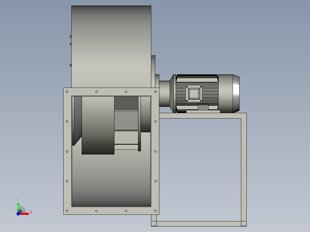 4-79型离心式通风机[4-79-3.5A]前视图