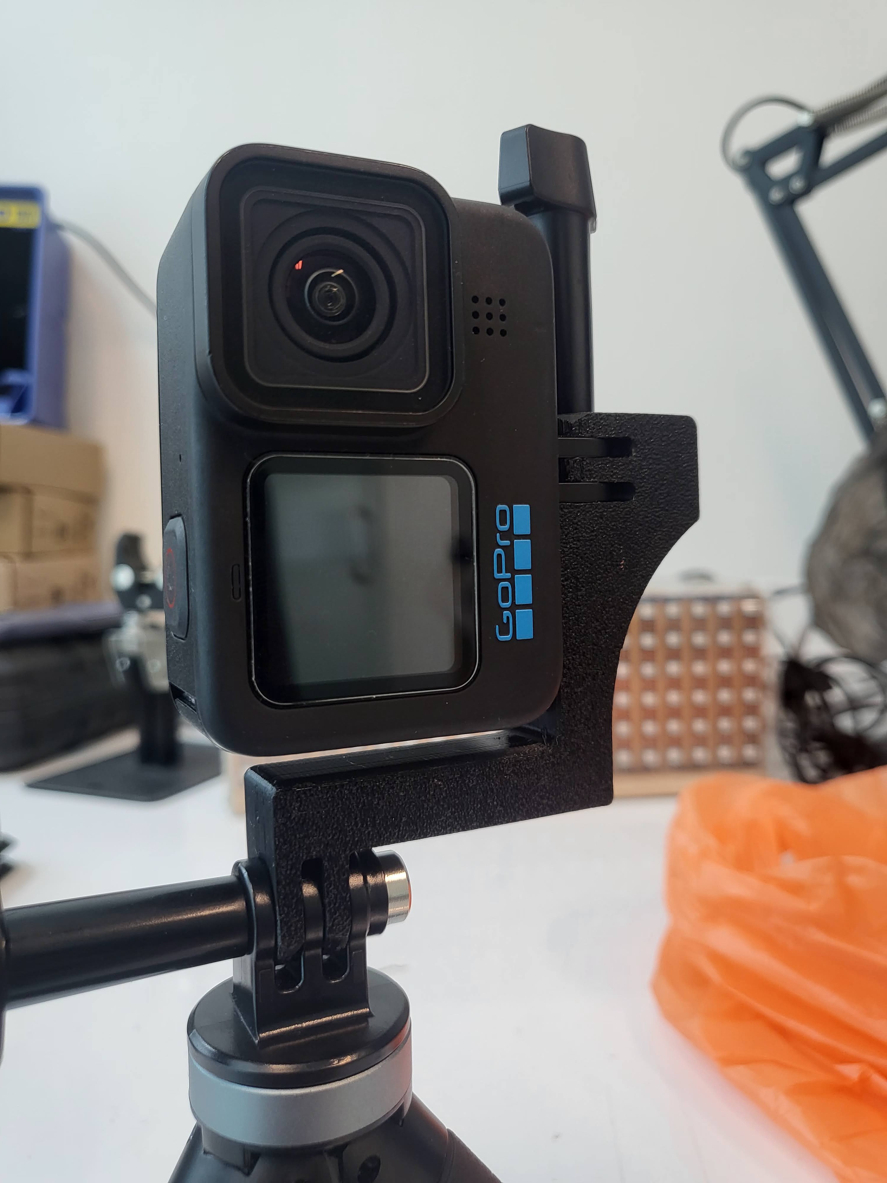 go pro 相机垂直安装。