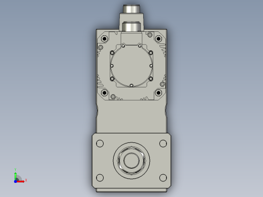 MTA80-50-P05-FF-P-P1500(2000)W-S3 MTA80电动缸 最大负载20KN 额定出力10KN 1500(2000)W电机间接安装前视缩略图
