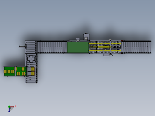 装箱称重封箱流水线俯视缩略图