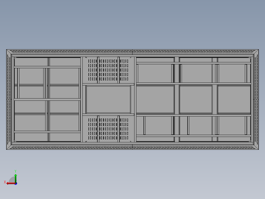 1600KVA箱变3D（sw16可编辑+cad）后视图