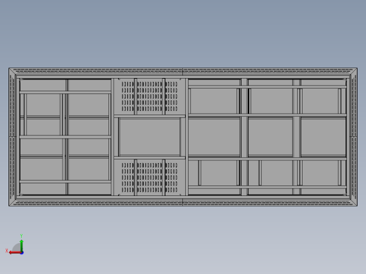 1600KVA箱变3D（sw16可编辑+cad）后视缩略图