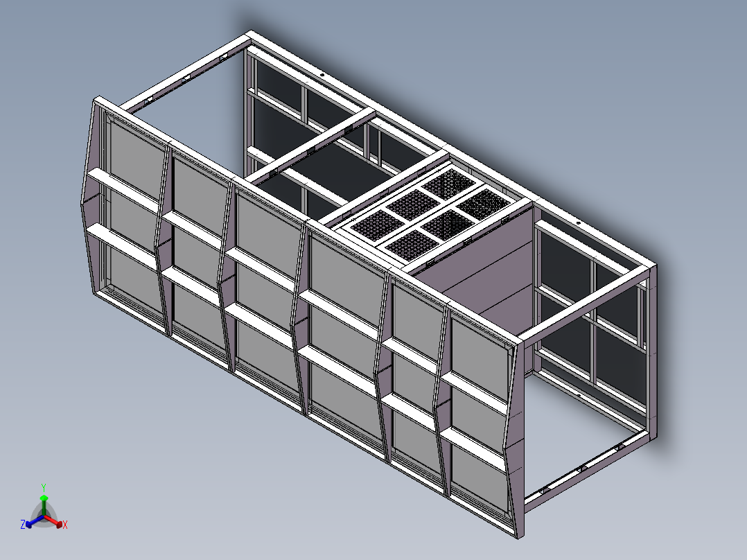 1600KVA箱变3D（sw16可编辑+cad）正等轴测图
