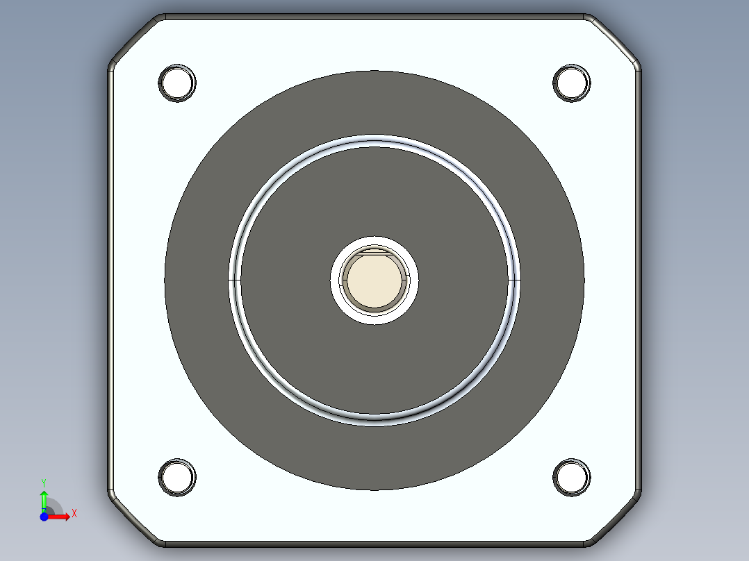 NEMA 17步进电机前视图