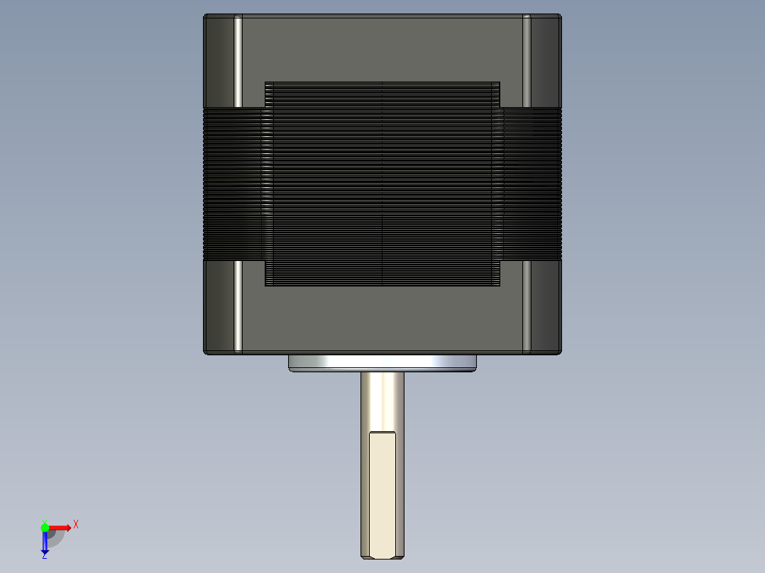 NEMA 17步进电机俯视图