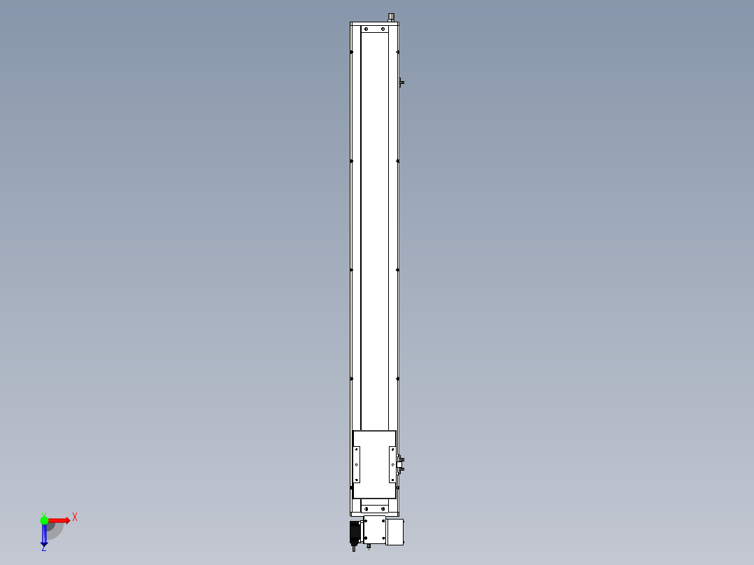 Toyo东佑达直线模组-ECB14-1050-RD俯视图
