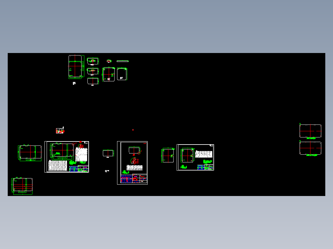 MB低压配电柜cad图纸