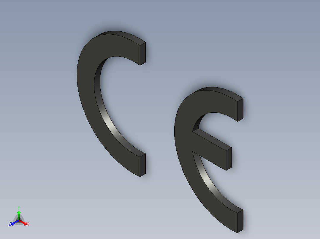 logo-ce-marking-ce-符号正等轴测图