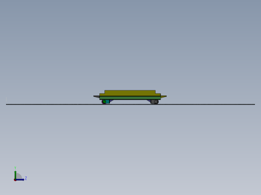 轨道平板车左视缩略图