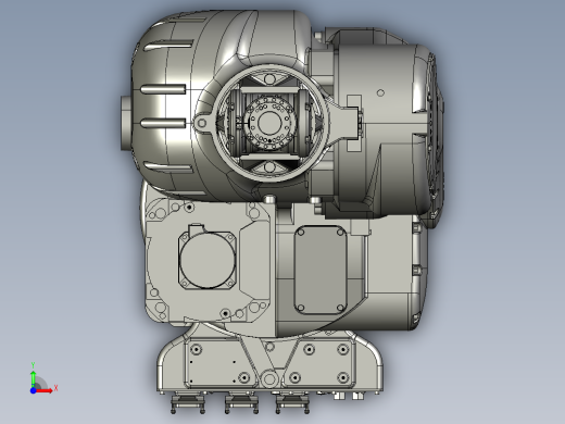 川崎rs015X六轴加长臂焊接工业机器人三维模型资料前视缩略图