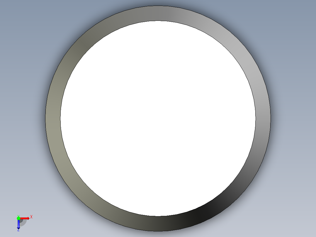 固定梢(有牙) MSTH-3D多系列多零件图纸模型俯视图