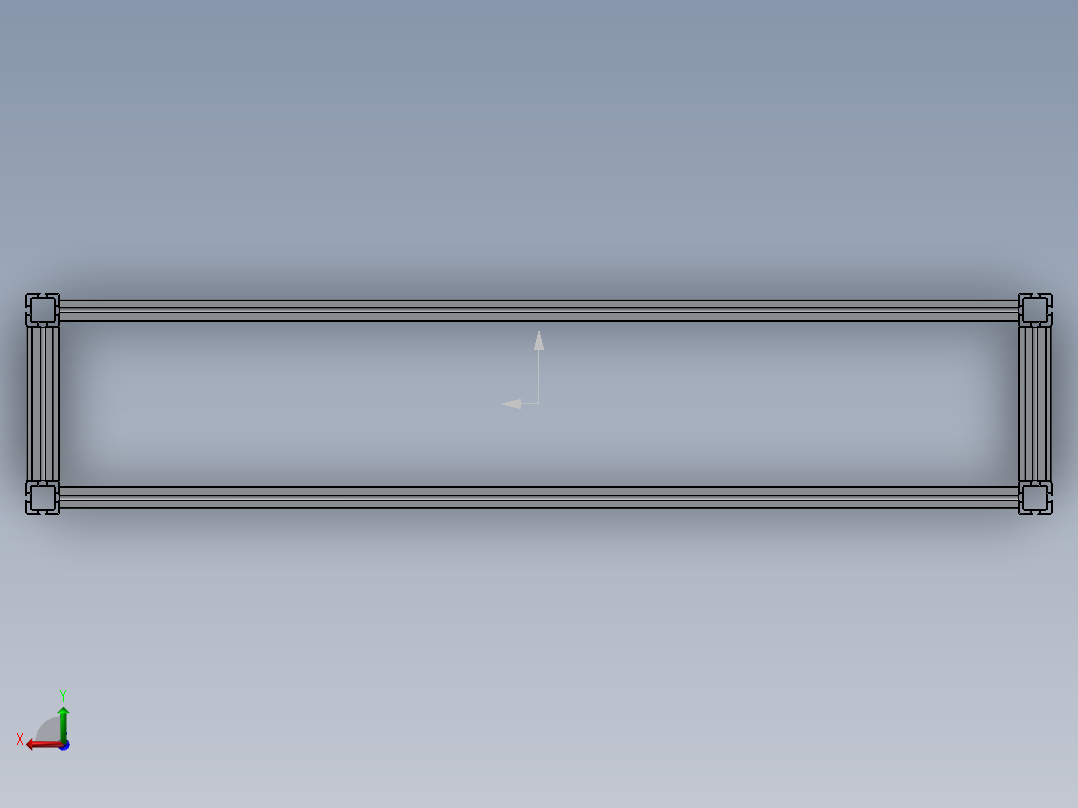 铝合金架后视图
