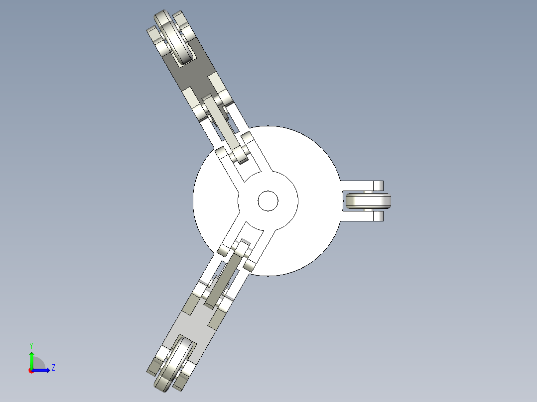一种管道检测机器人系统设计左视图