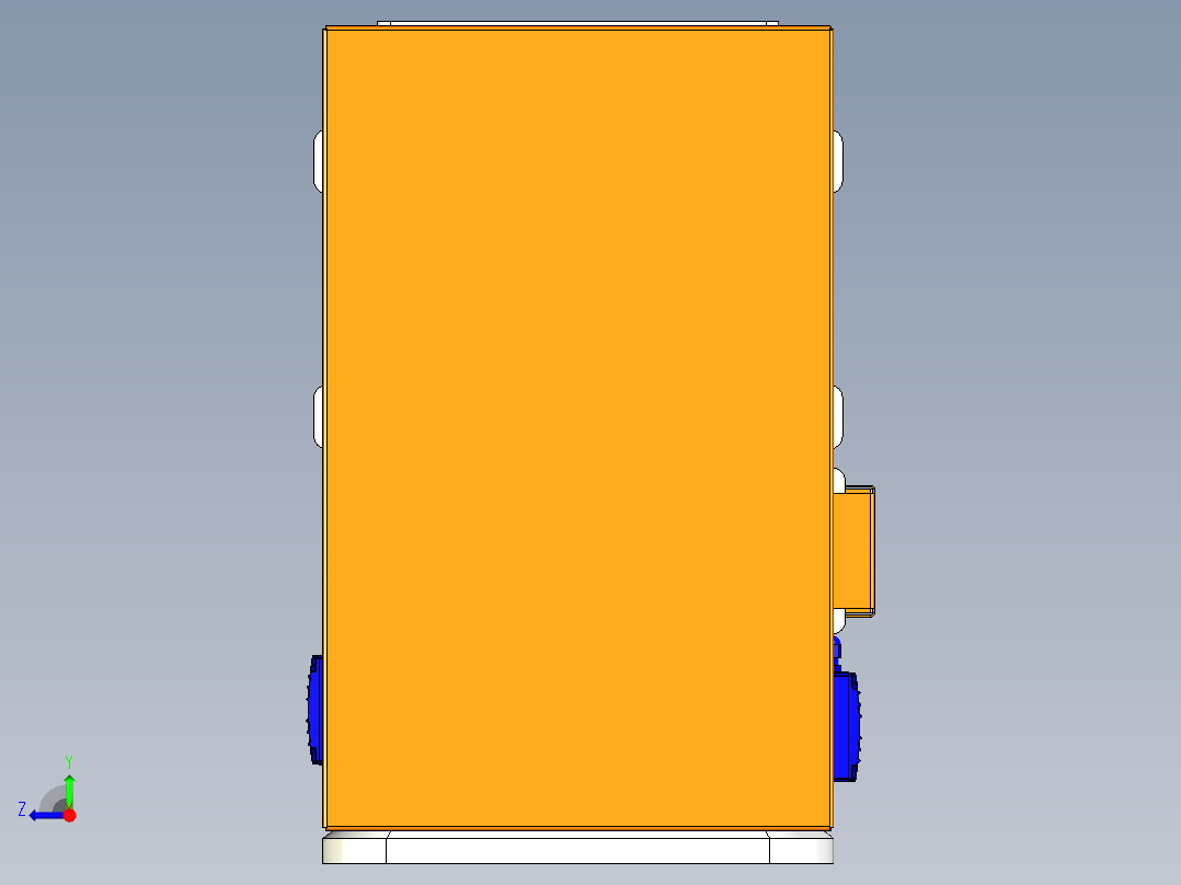 双螺旋输送机右视图