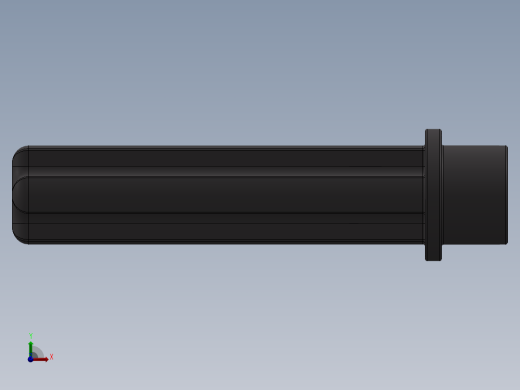 乐高机械组车桥-6587 DkStone Technic Axle 3 with Stud前视缩略图