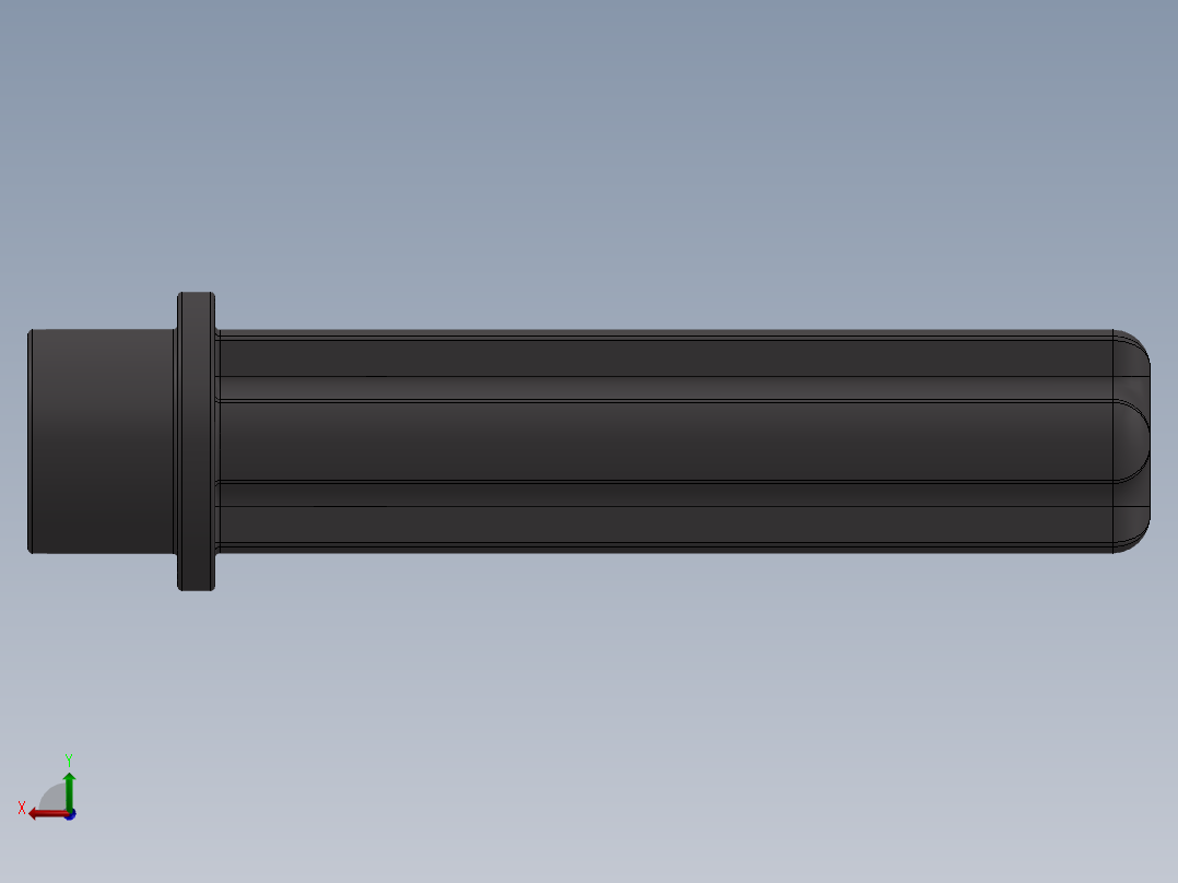 乐高机械组车桥-6587 DkStone Technic Axle 3 with Stud后视图