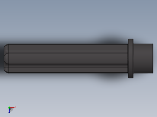 乐高机械组车桥-6587 DkStone Technic Axle 3 with Stud俯视缩略图