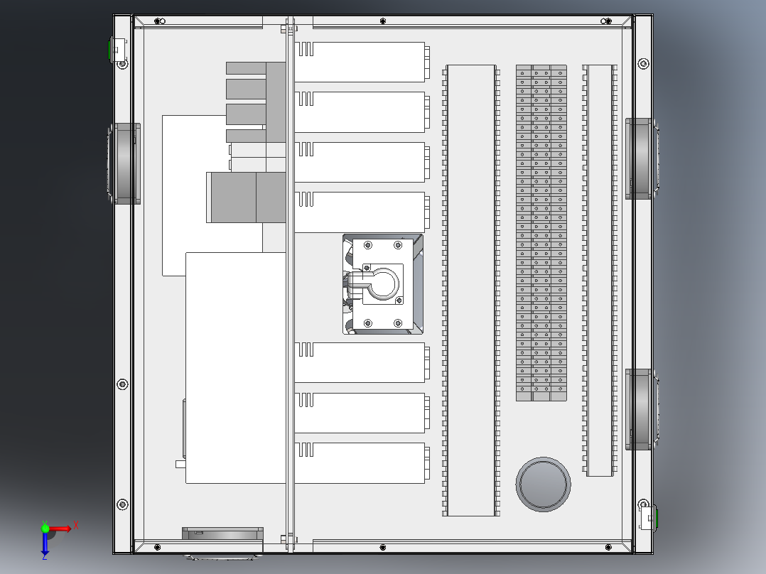 小型蜘蛛手俯视图