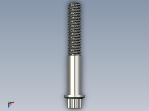 1-4in-20 1.75long 12-point screws.STEP俯视缩略图