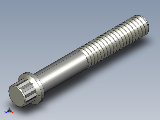 1-4in-20 1.75long 12-point screws.STEP正等轴测缩略图