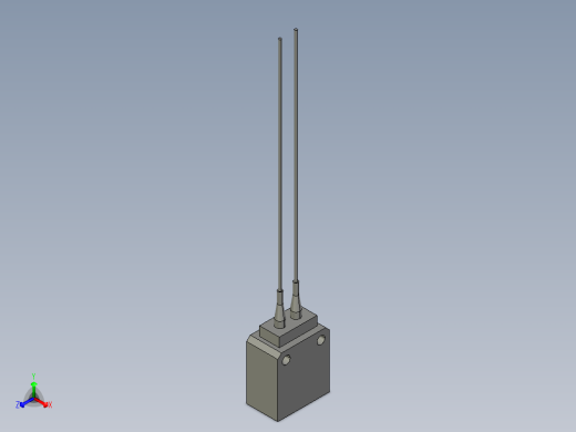 基恩士FU-15_kc图纸模型主视缩略图