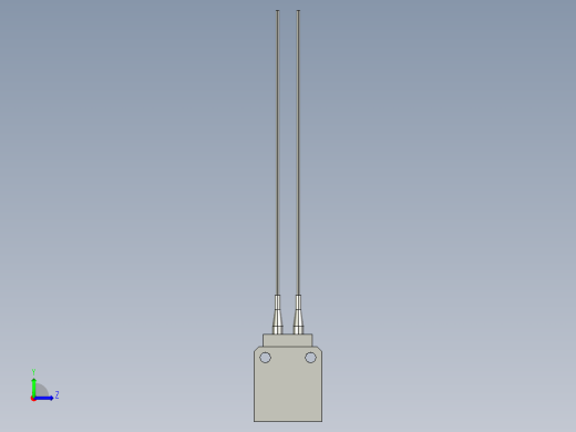 基恩士FU-15_kc图纸模型左视缩略图