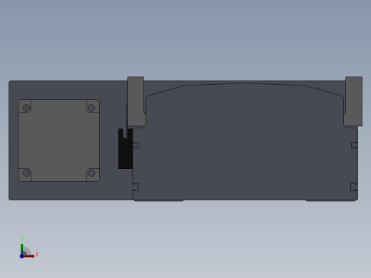 直线模组LHA22-CA-L.SLDASM设计图纸前视缩略图