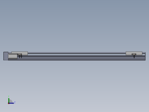 直线模组LHA22-CA-L.SLDASM设计图纸左视缩略图