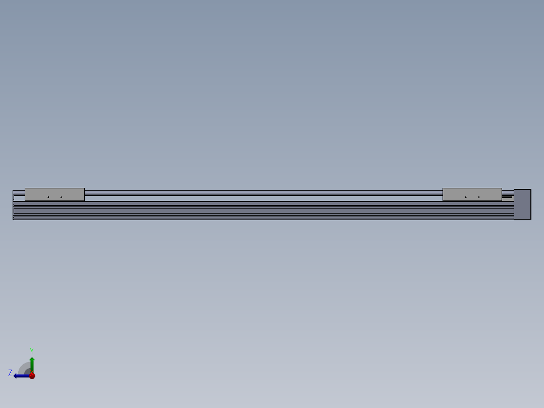 直线模组LHA22-CA-L.SLDASM设计图纸右视图