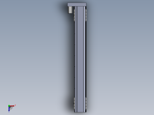 直线模组LHA22-CA-L.SLDASM设计图纸俯视缩略图