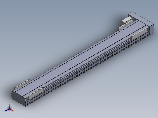 直线模组LHA22-CA-L.SLDASM设计图纸正等轴测缩略图