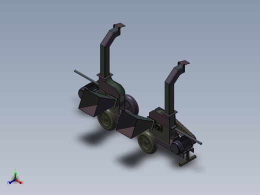 木材削木机sw17正等轴测缩略图