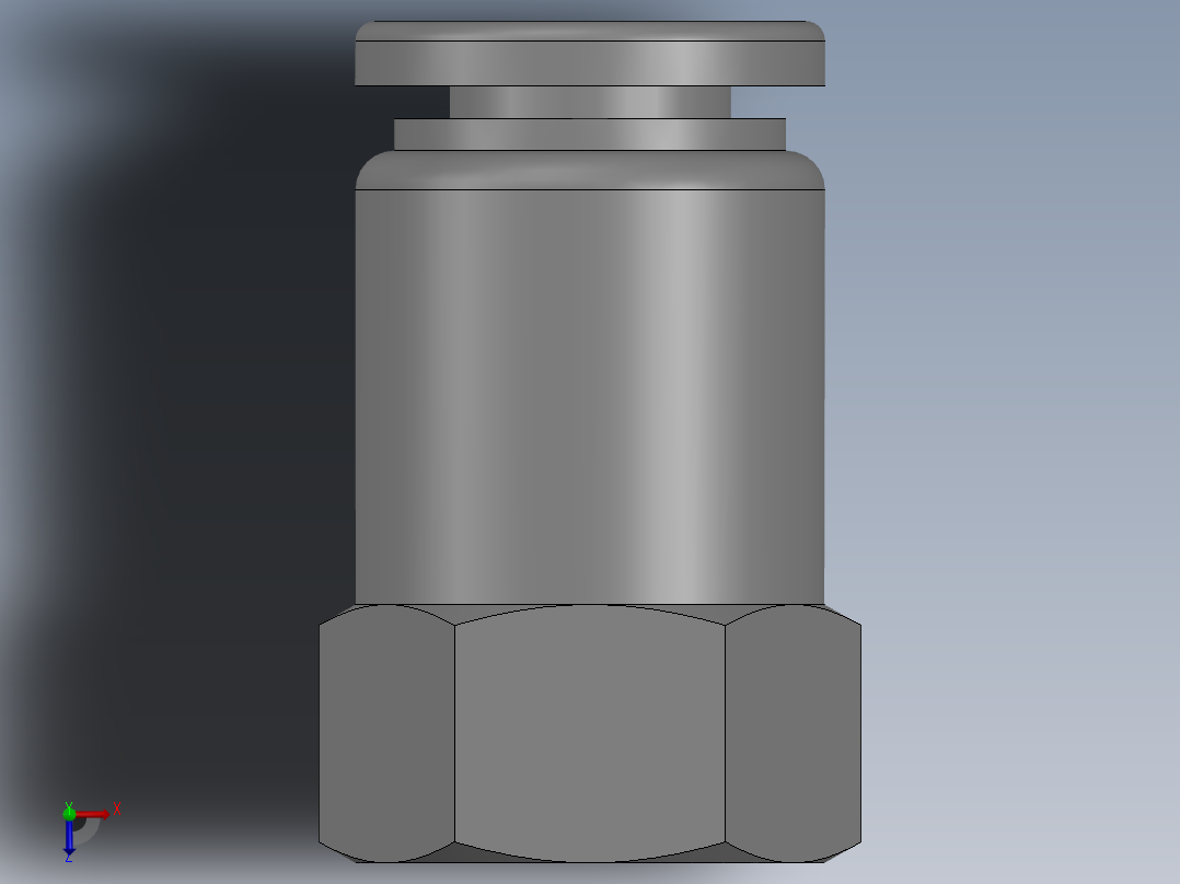气动元件APCF6_M5俯视图