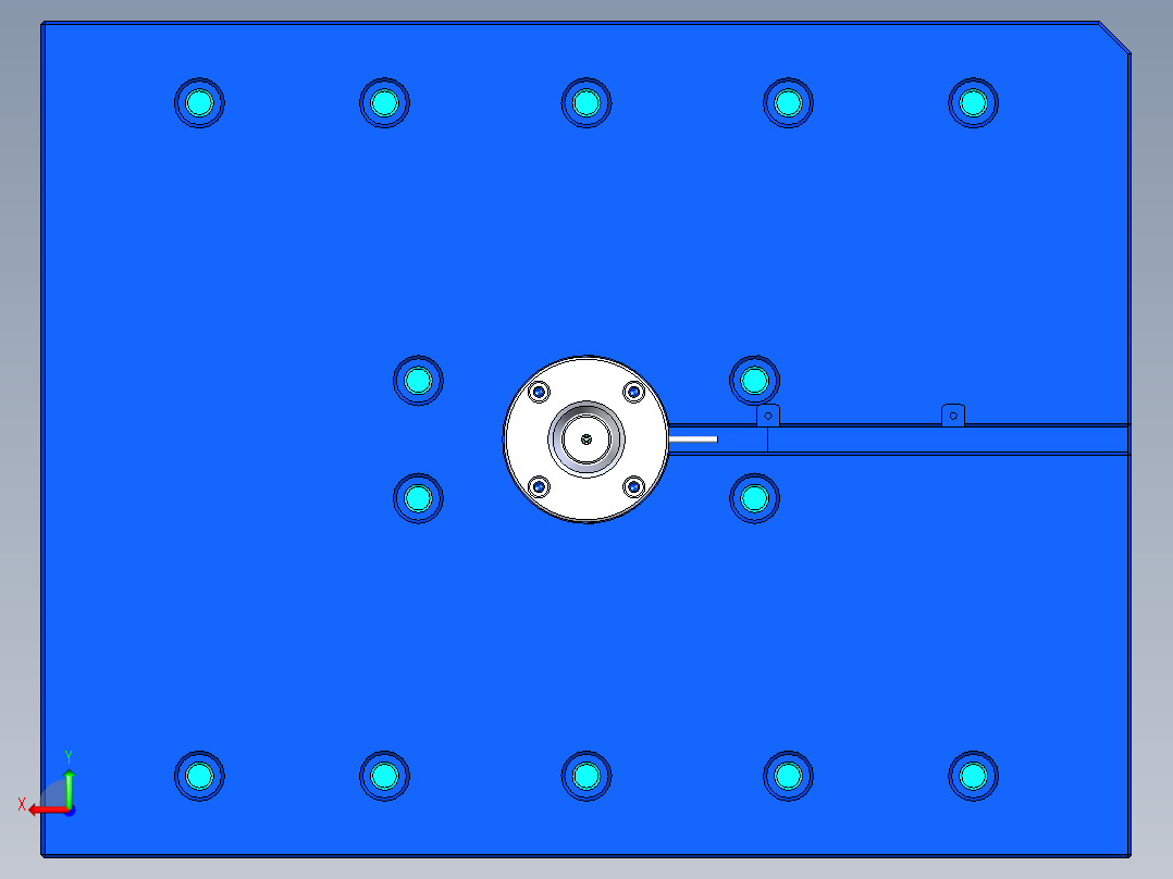 注塑模具、模具(99)后视图