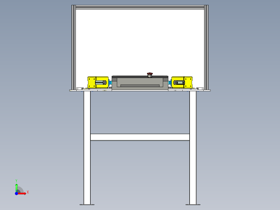 B2004740-气动夹爪装置前视图